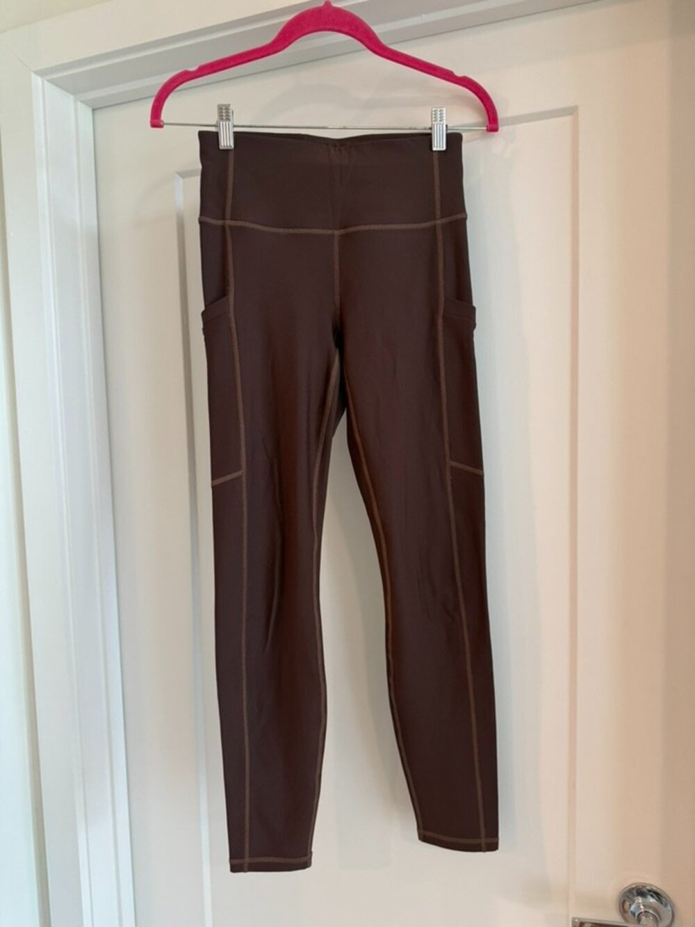 Fabletics Brown High Rise Pocket Leggings Size Small